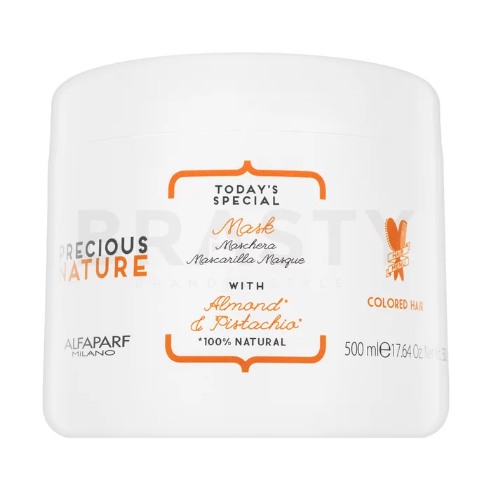 Alfaparf Milano Precious Nature Today's Special Mask Almond & Pistachio voedend masker voor gekleurd haar 500 ml