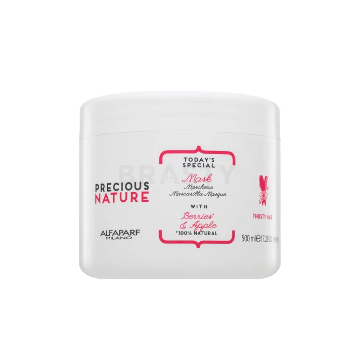 Alfaparf Milano Precious Nature Today's Special Mask Berries & Apple odżywcza maska do włosów suchych 500 ml