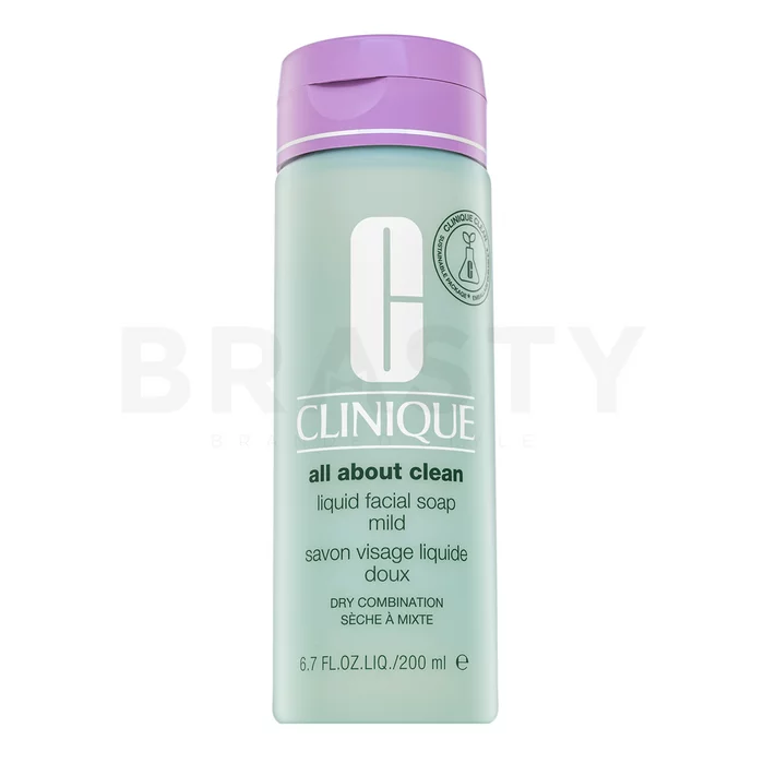 Clinique Liquid Facial Soap Mild folyékony szappan az arcra normál / kombinált arcbőrre 200 ml