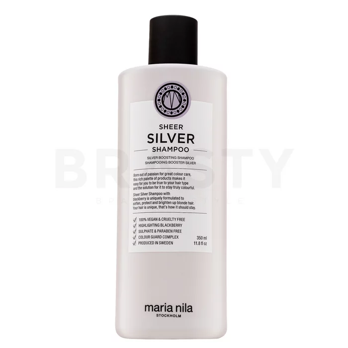 Maria Nila Sheer Silver Shampoo versterkende shampoo voor platinablond en grijs haar 350 ml