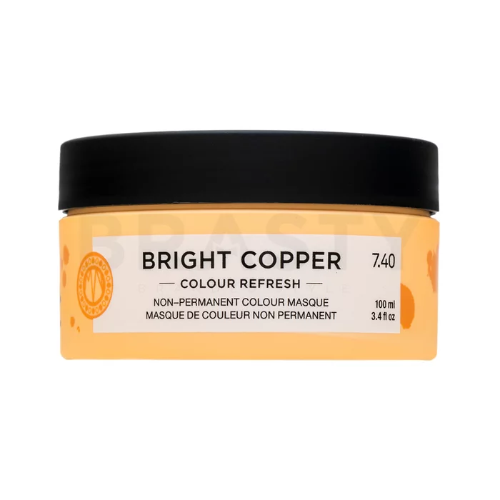 Maria Nila Colour Refresh negovalna maska z barvnimi pigmenti za lase z bakrenimi odtenki Bright Copper 100 ml