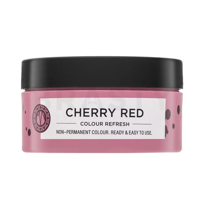 Maria Nila Colour Refresh ernährende Maske mit Farbpigmenten für gewagte rote Farbtöne Cherry Red 100 ml