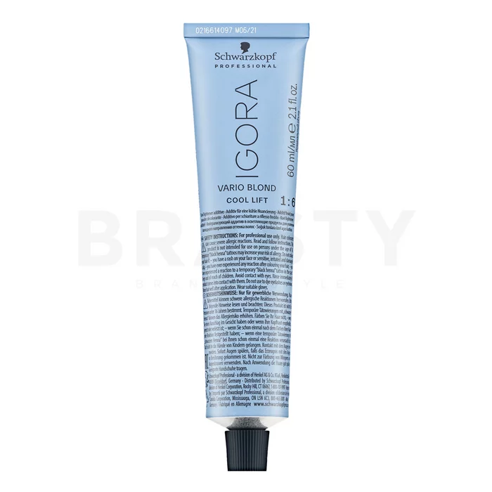 Schwarzkopf Professional Igora Vario Blond Cool Lift crema per schiarire i capelli 60 ml