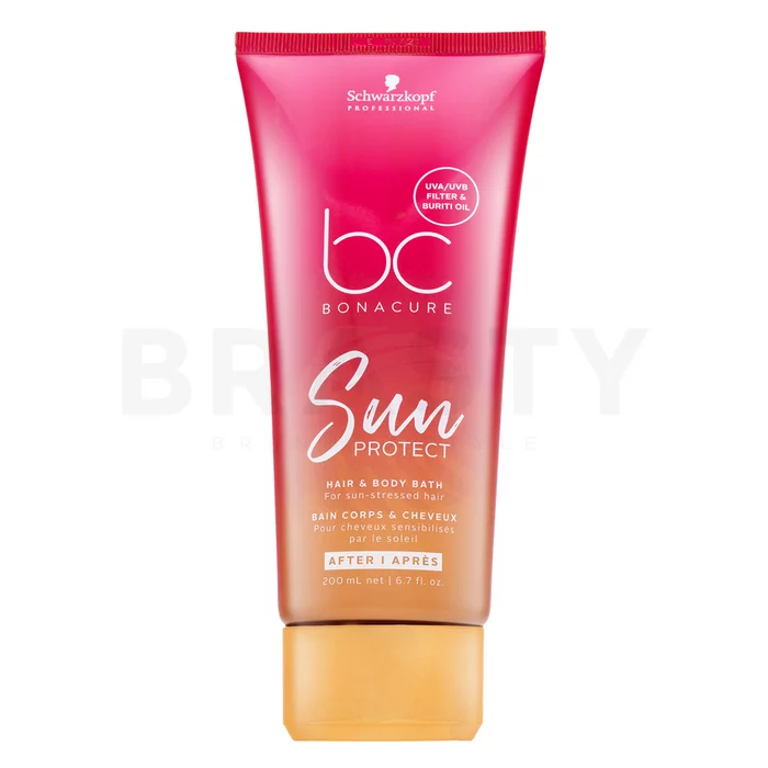 Schwarzkopf Professional BC Bonacure Sun Protect Hair & Body Shampoo vyživujúci šampón pre vlasy namáhané slnkom 200 ml