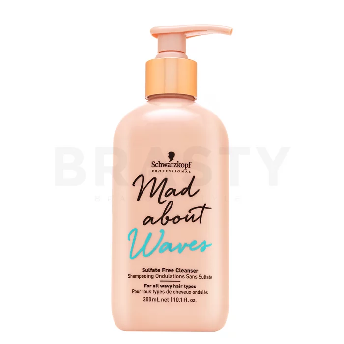 Schwarzkopf Professional Mad About Waves Sulfate-Free Cleanser bezsulfátový šampón pre vlnité vlasy 300 ml