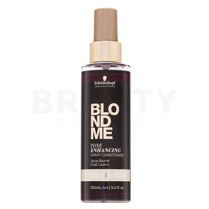 Schwarzkopf Professional BlondMe Tone Enhancing Spray Conditioner Cool Blondes bezoplachový kondicionér pre oživenie farby studených blond odtieňov 150 ml