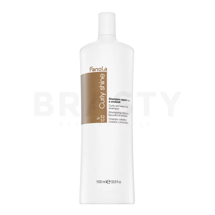 Fanola Curly Shine Curly And Wavy Hair Shampoo šampon pro vlnité a kudrnaté vlasy 1000 ml