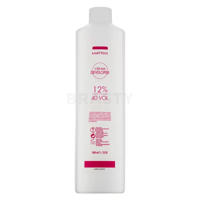 Matrix Cream Developer 12% / 40 Vol. активатор на цвят на косата 1000 ml