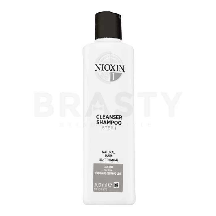 Nioxin System 1 Cleanser Shampoo tisztító sampon ritkuló hajra 300 ml