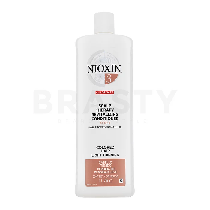 Nioxin System 3 Scalp Therapy Revitalizing Conditioner tápláló kondicionáló vékony szálú festett hajra 1000 ml