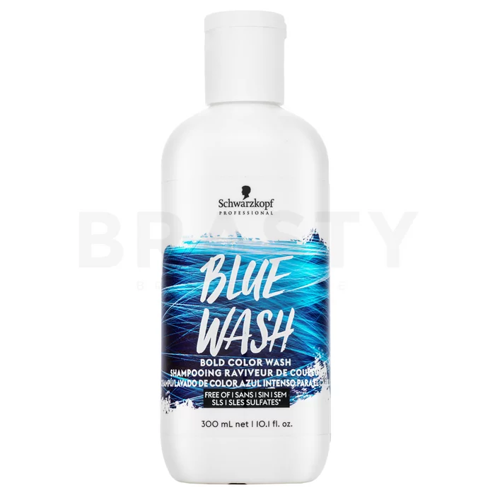 Schwarzkopf Professional Bold Color Wash Blue barvni šampon za vse vrste las 300 ml