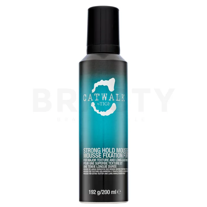 Tigi Catwalk Strong Hold Mousse mousse styling gel voor een stevige grip 200 ml