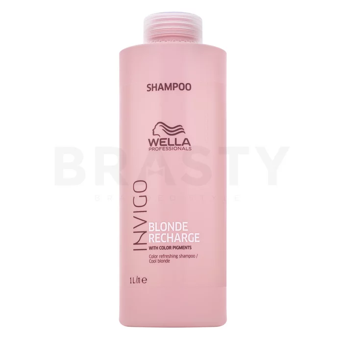 Wella Professionals Invigo Blonde Recharge Cool Blonde Shampoo Шампоан за съживяване на студените руси нюанси 1000 ml