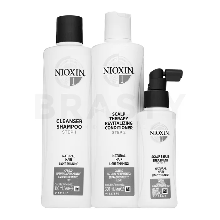 Nioxin System 1 Loyalty Kit комплект за рядка коса 300 ml + 300 ml + 100 ml