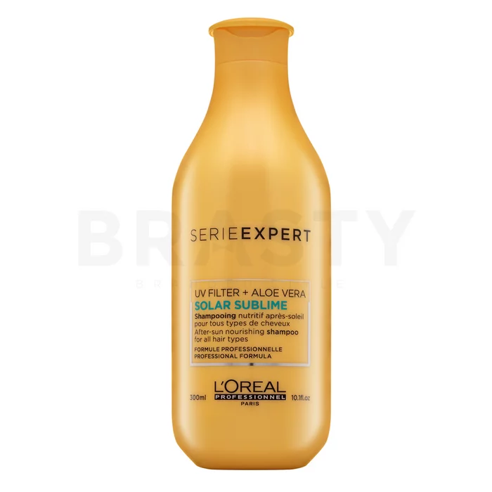 L´Oréal Professionnel Série Expert Solar Sublime UV Filter + Aloe Vera Shampoo подхранващ шампоан За коса стресирана от слънцето 300 ml