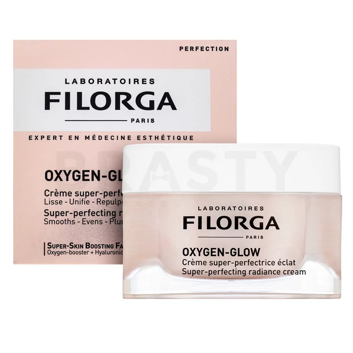Filorga Oxygen-Glow Super-Perfecting Radiance Cream világosító és fiatalító krém az arcbőr hiányosságai ellen 50 ml
