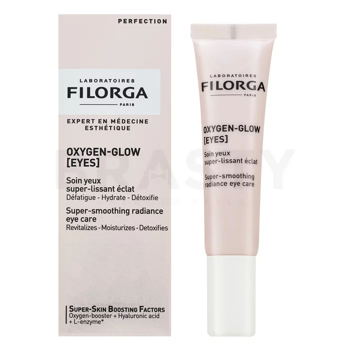 Filorga Oxygen-Glow Eyes Super Smoothing Radiance Eye Care szemkrém az egységes és világosabb arcbőrre 15 ml