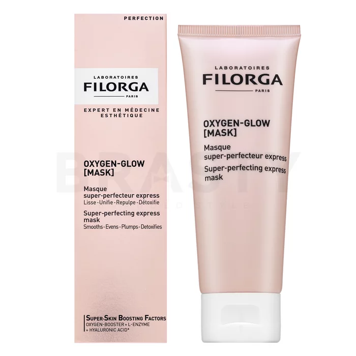 Filorga Oxygen-Glow Super-Perfecting Express Mask frissítő gélmaszk az egységes és világosabb arcbőrre 75 ml