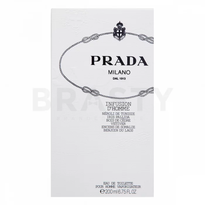 Prada Infusion D'Homme Eau de Toilette da uomo 200 ml