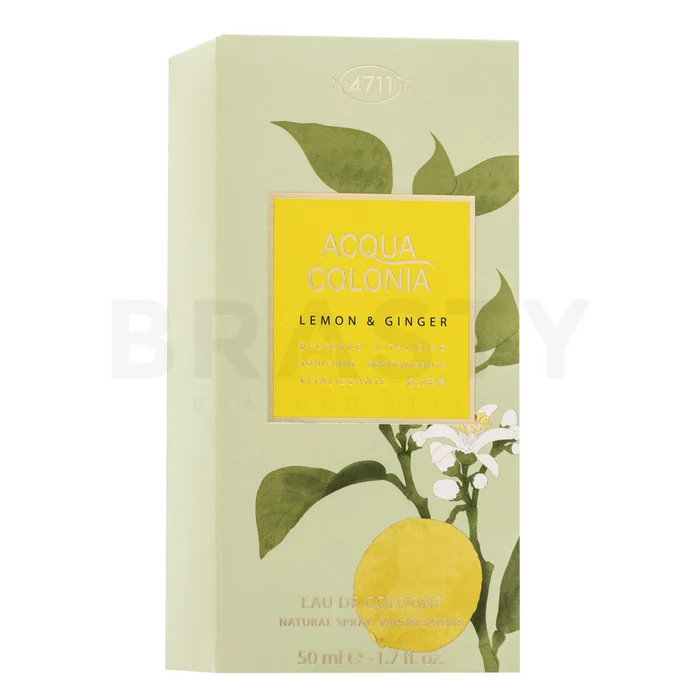 4711 Acqua Colonia Lemon & Ginger Eau de Cologne uniszex 50 ml