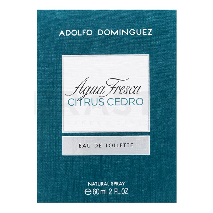 Adolfo Dominguez Agua Fresca Citrus Cedro Eau de Toilette bărbați 60 ml