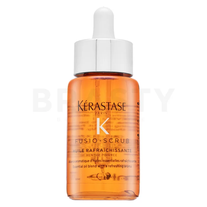 Kérastase Fusio-Scrub Huile Rafraîchissante стимулиращо етерично масло за създаване на пилинг за коса 50 ml