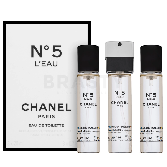 Chanel No.5 L'Eau - Refill Eau de Toilette para mujer 3 x 20 ml