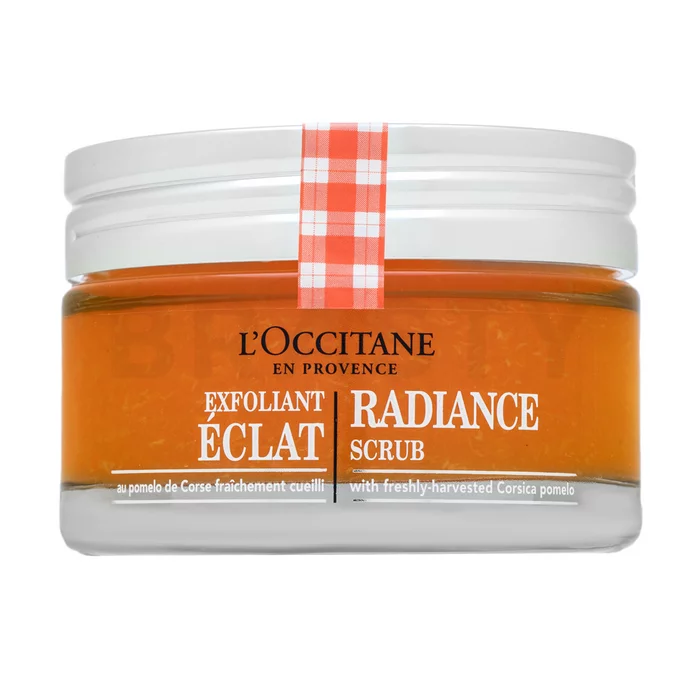 L'Occitane Exfoliance Radiance Scrub Corsican Pomelo bőrradír az egységes és világosabb arcbőrre 75 ml