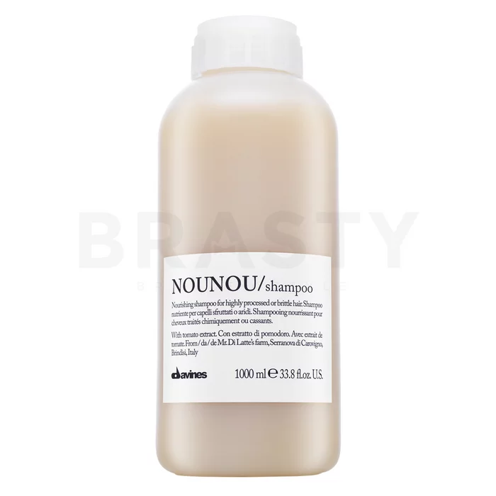Davines Essential Haircare Nounou Shampoo Champú nutritivo Para cabello extra seco y dañado 1000 ml