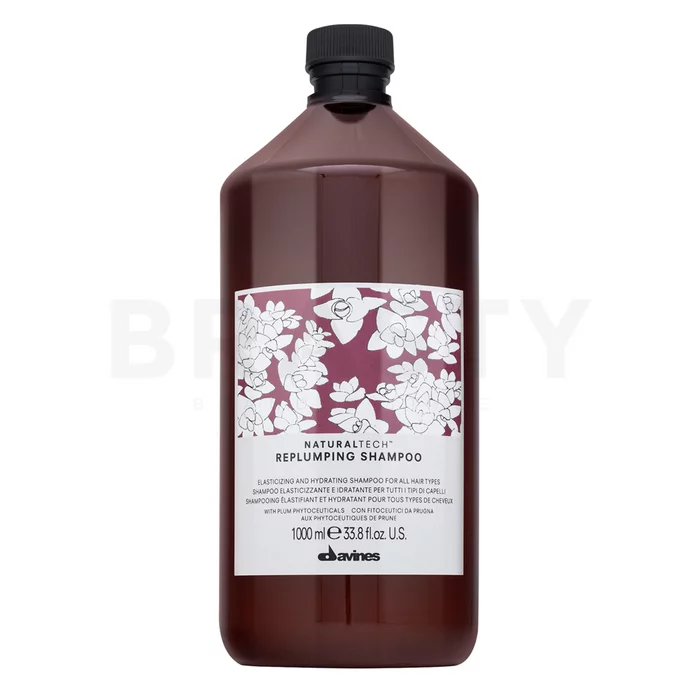 Davines Natural Tech Replumping Shampoo zaštitni šampon za suhu i lomljivu kosu 1000 ml