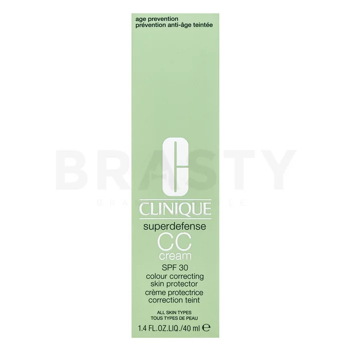 Clinique Superdefense CC SPF 30 Colour Correcting Skin Protection Medium CC krém hidratáló hatású 40 ml