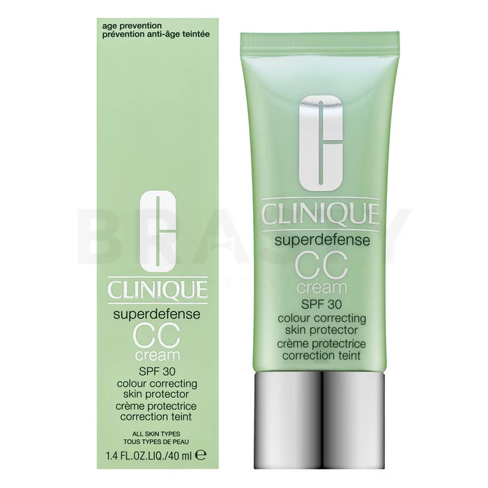 Clinique Superdefense CC SPF 30 Colour Correcting Skin Protection Medium CC krém hidratáló hatású 40 ml
