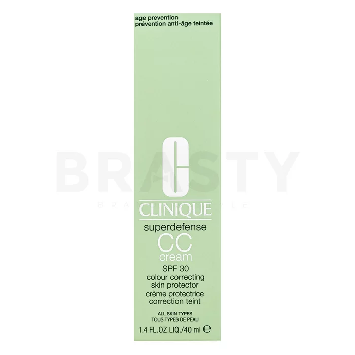 Clinique Superdefense CC krema CC SPF 30 Colour Correcting Skin Protection Light Medium 40 ml
