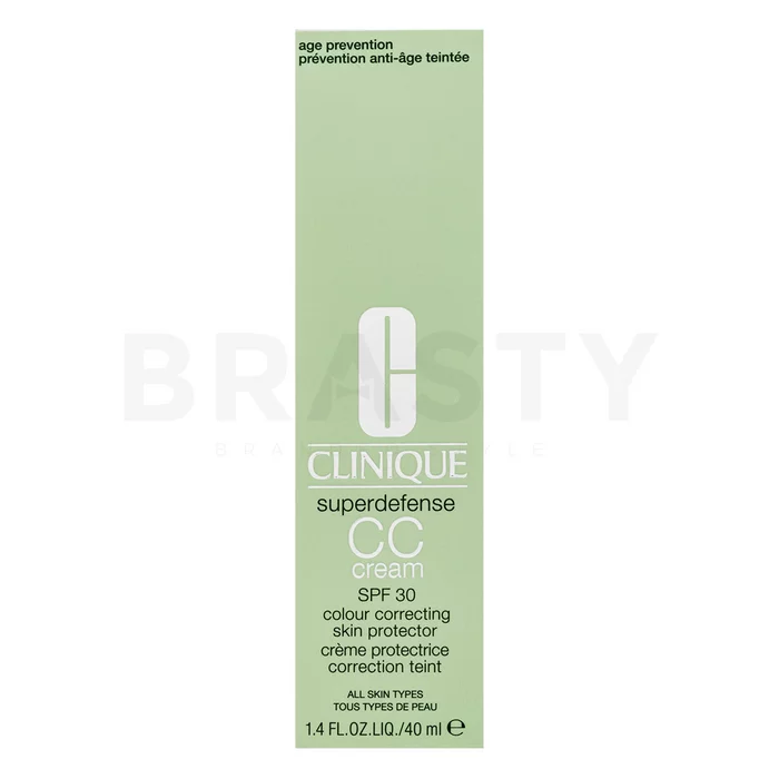 Clinique Superdefense CC SPF 30 Colour Correcting Skin Protection Light CC krém hidratáló hatású 40 ml