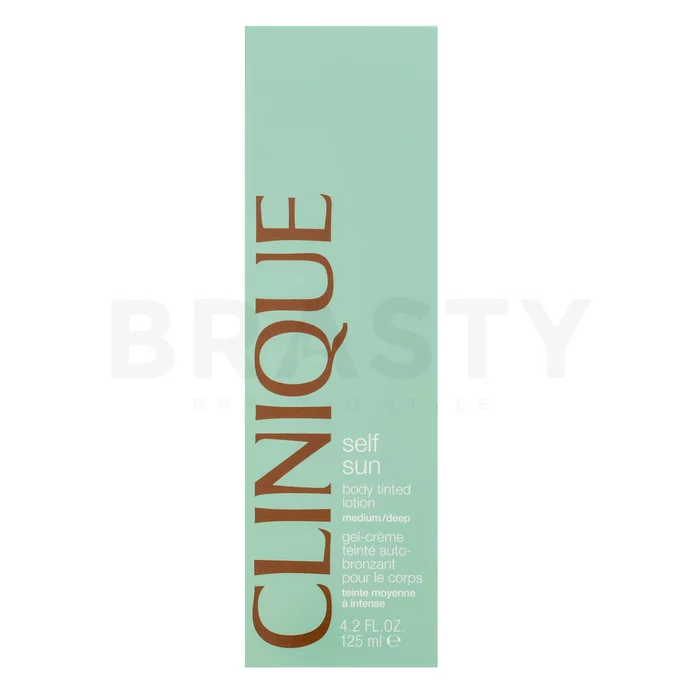Clinique Self Sun Body Tinted Lotion Medium Deep barnító krém hidratáló hatású 125 ml