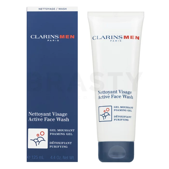 Clarins Men Active Face Wash tisztító gél férfiaknak 125 ml