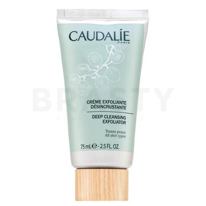 Caudalie Deep Cleansing Exfoliator multifunkcionális tisztító gél és hámlasztó minden bőrtípusra 75 ml