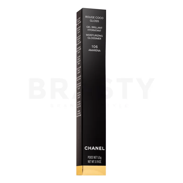 Chanel Rouge Coco Gloss ajakfény hidratáló hatású 106 Amarena 5,5 g