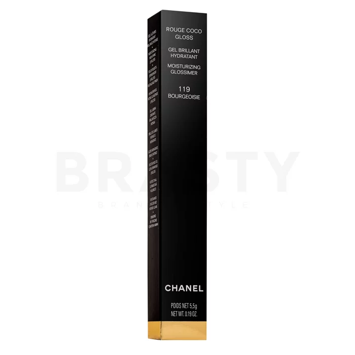 Chanel Rouge Coco Gloss ajakfény hidratáló hatású 119 Bourgeoisie 5,5 g