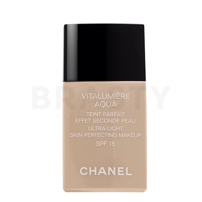 Chanel Vitalumiere Aqua UltraLight Skin Perfecting Makeup make-up az egységes és világosabb arcbőrre B10 Beige-Pastel 30 ml