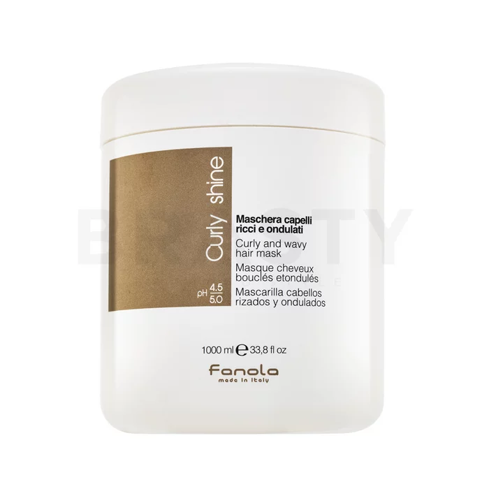 Fanola Curly Shine Mask vyživující maska pro vlnité a kudrnaté vlasy 1000 ml