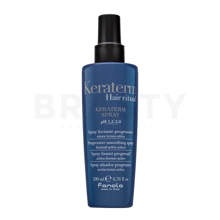 Fanola Keraterm Hair Ritual Spray razpršilo za glajenje za neurejene lase 200 ml