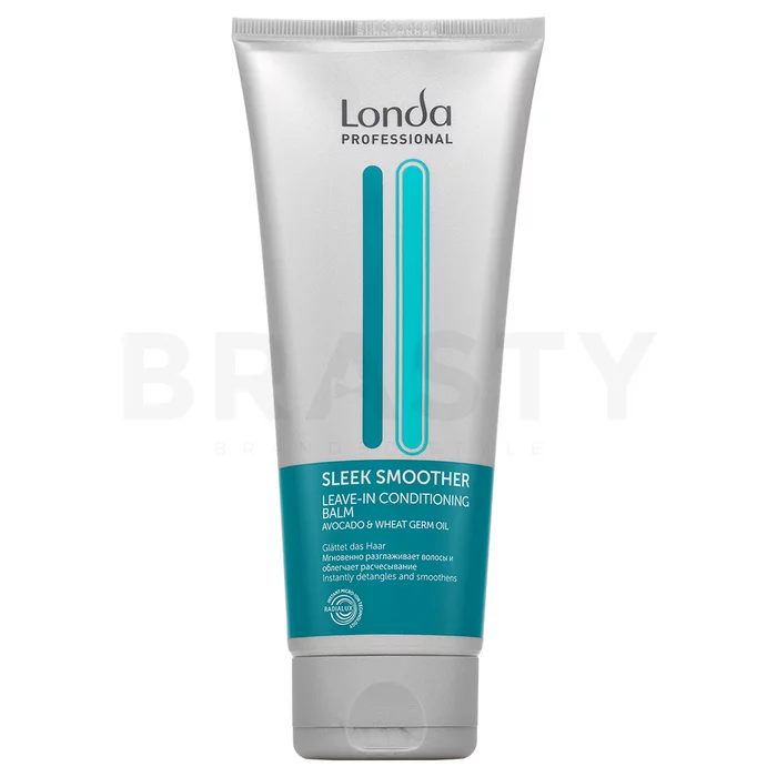 Londa Professional Sleek Smoother Leave-In Conditioning Balm Балсам без изплакване за непокорна и изтощена коса 200 ml
