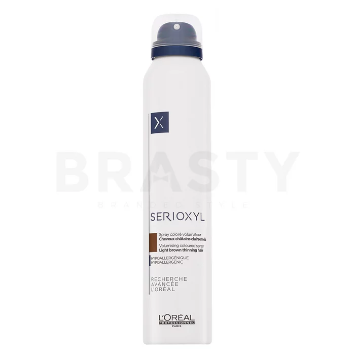 L´Oréal Professionnel Serioxyl Volumizing Light Brown Thinning Hair Coloured Spray kleurspray om het haar dikker te maken 200 ml