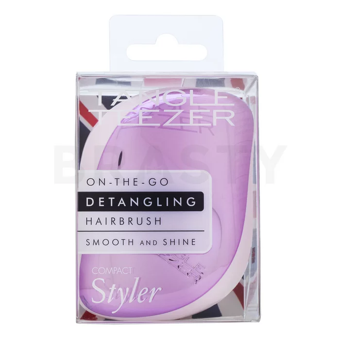 Tangle Teezer Compact Styler szczotka do włosów dla łatwiejszego rozszczesywania Lilac Gleam