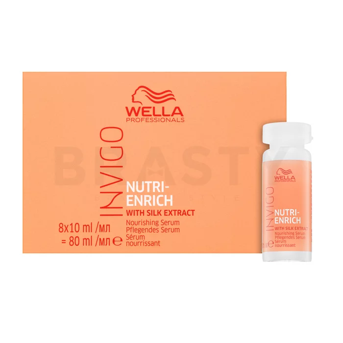 Wella Professionals Invigo Nutri-Enrich Nourishing Serum cura rinforzante per capelli secchi e danneggiati 8 x 10 ml