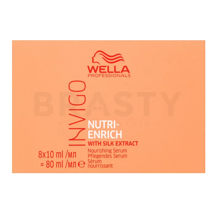 Wella Professionals Invigo Nutri-Enrich Nourishing Serum cura rinforzante per capelli secchi e danneggiati 8 x 10 ml