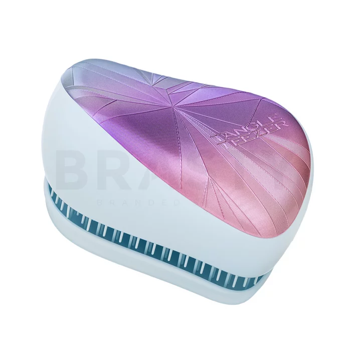Tangle Teezer Compact Styler Haarbürste zum einfachen Kämmen von Haaren Smashed Holo Blue