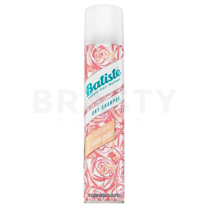 Batiste Dry Shampoo Pretty&Delicate Rose Gold száraz sampon minden hajtípusra 200 ml
