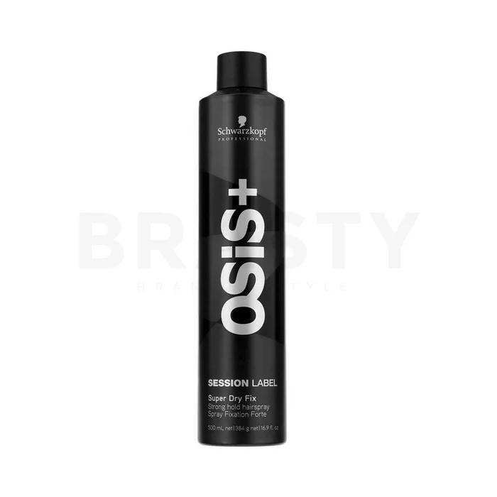Schwarzkopf Professional Osis+ Session Label Super Dry Fix Hairspray lakier do włosów do średniego utrwalenia 500 ml